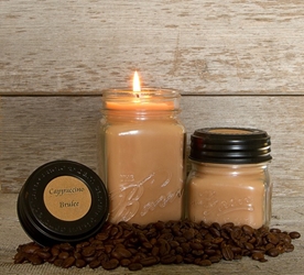 Cappuccino Brulee Soy Blend Jar Candle 8oz 