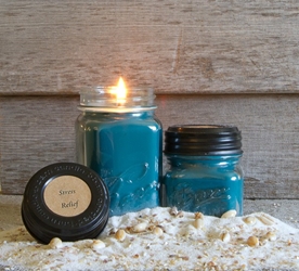 Stress Relief Soy Blend Jar Candle 8oz 