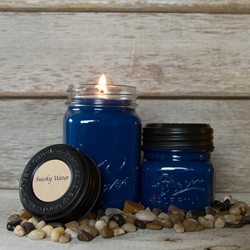 Smoky Water Soy Blend Jar Candle 8oz 